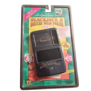 1994 Micro Games of America Las Vegas Casino Corner Hand-Held Blackjack Game